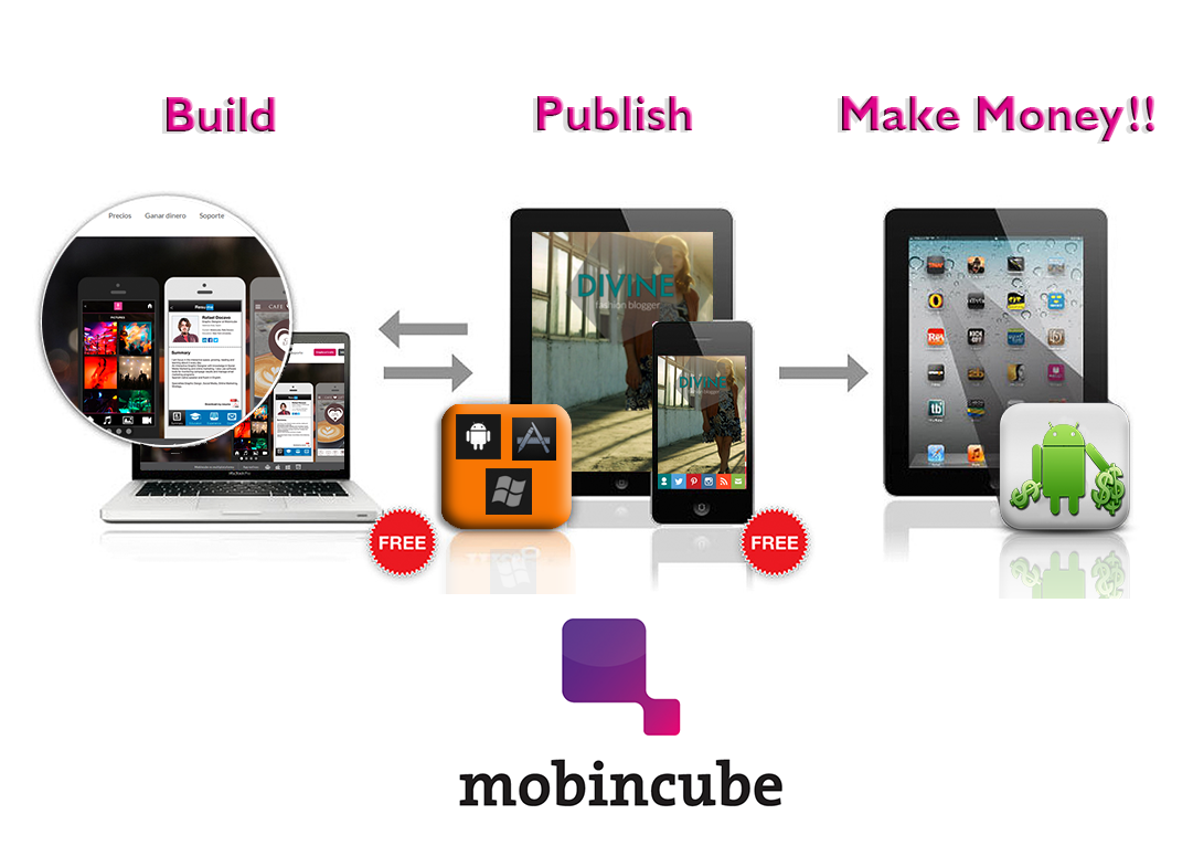 Build Publish Make Money Mobincube - so let s start building your apps and have fun