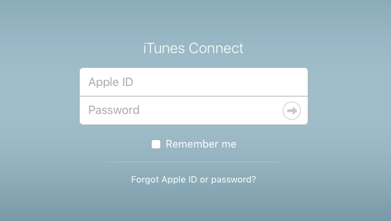 Itunes shop connect login